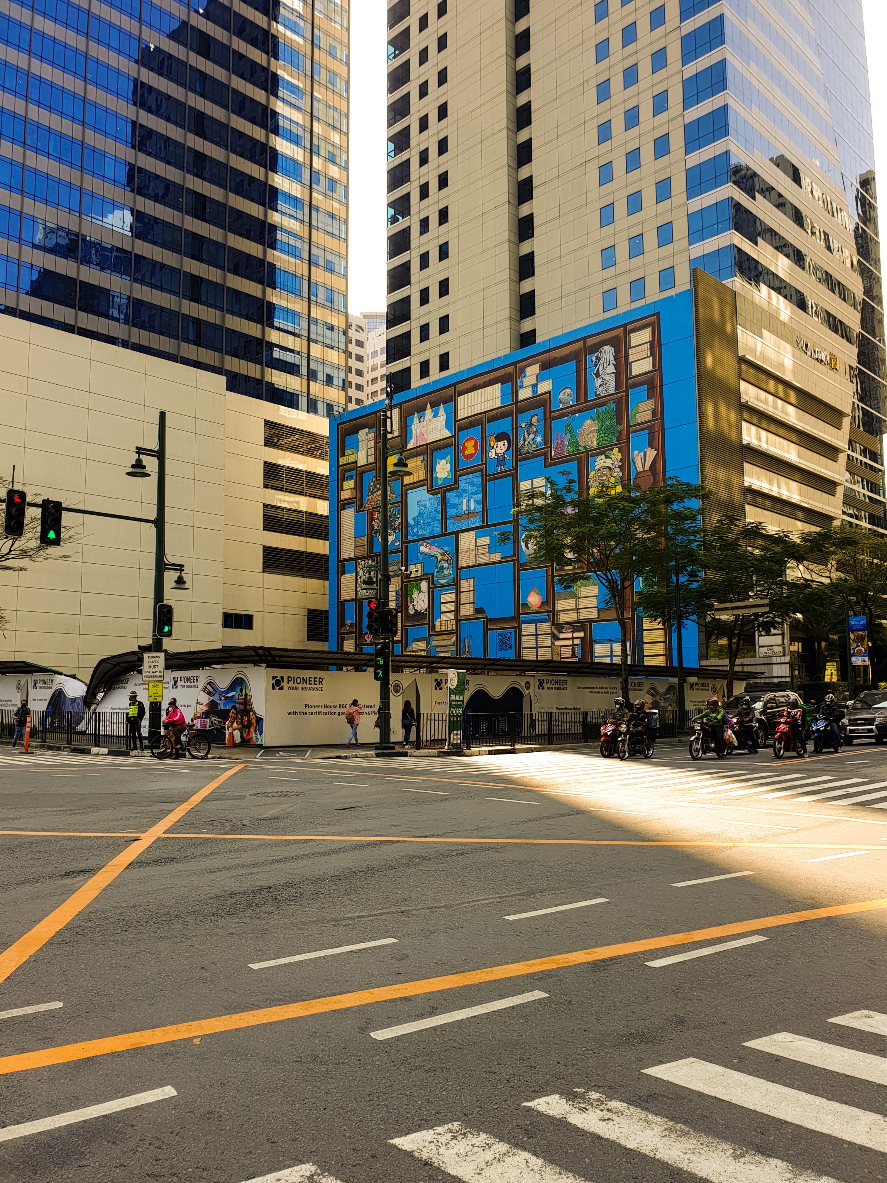 A shopping mall